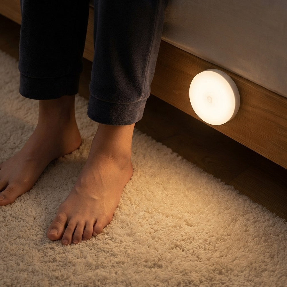 Motion Sensor LED Night Light- Wireless & Rechargeable